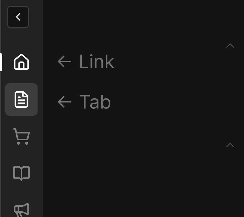 Tab vs Link Active States