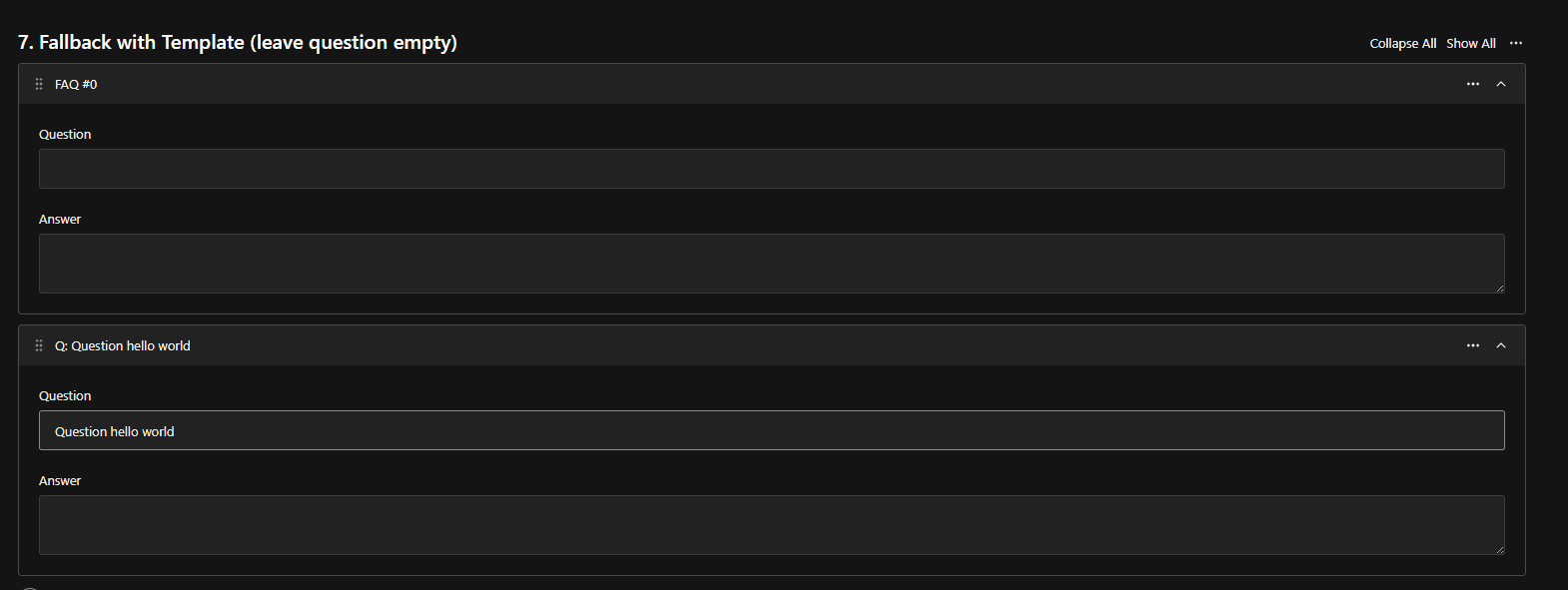 Array Custom Label - With Fallback